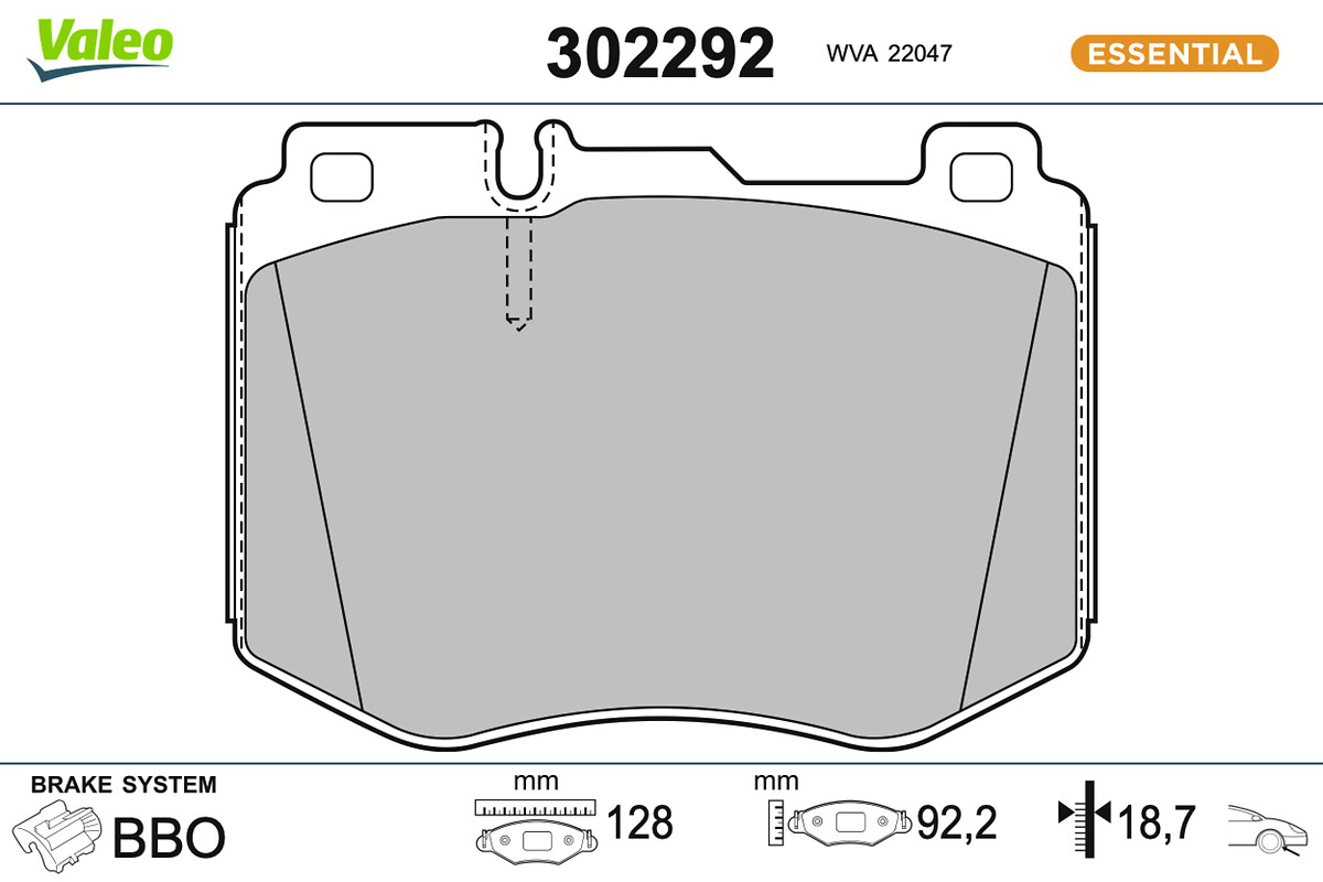 BRAKE PADS FIRST MERC CLASSE GLC 07.15